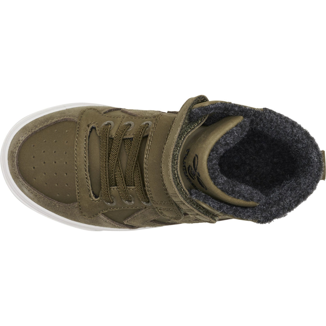 Hummel Stadil Winter High Jr - dark olive