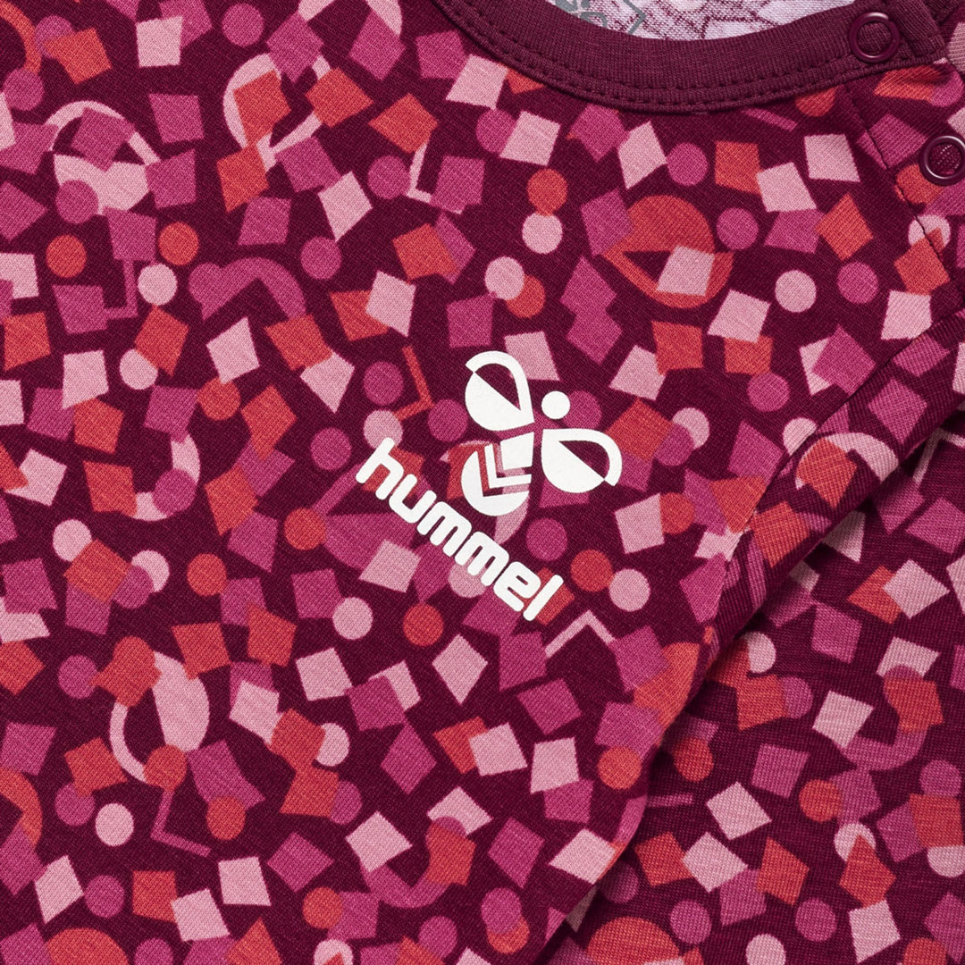 Hummel Hmlconfetti Body L/S - windsor wine