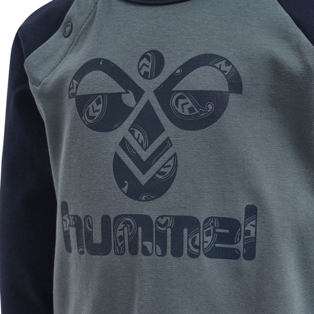 Hummel Hmlmarcus T-Shirt L/S - stormy weather