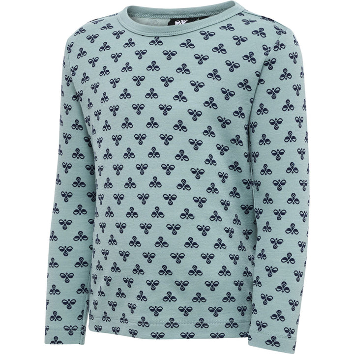 Hummel Hmlvilmo T-Shirt L/S - mineral blue