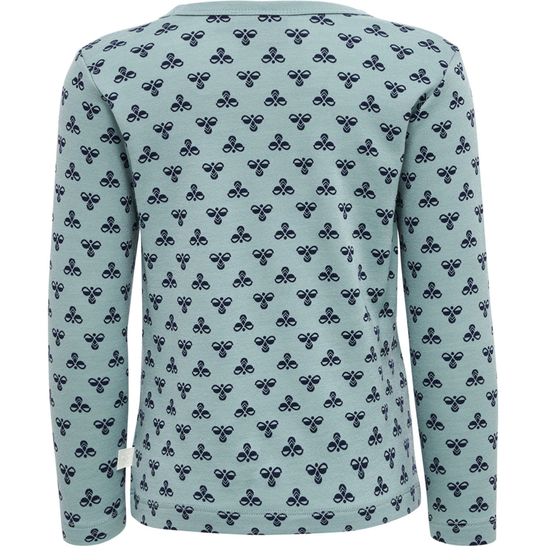 Hummel Hmlvilmo T-Shirt L/S - mineral blue