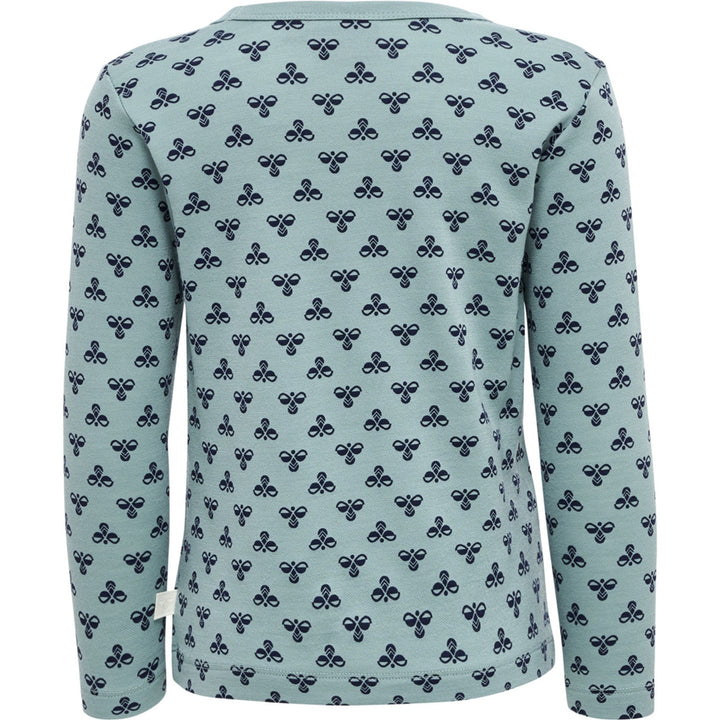 Hummel Hmlvilmo T-Shirt L/S - mineral blue