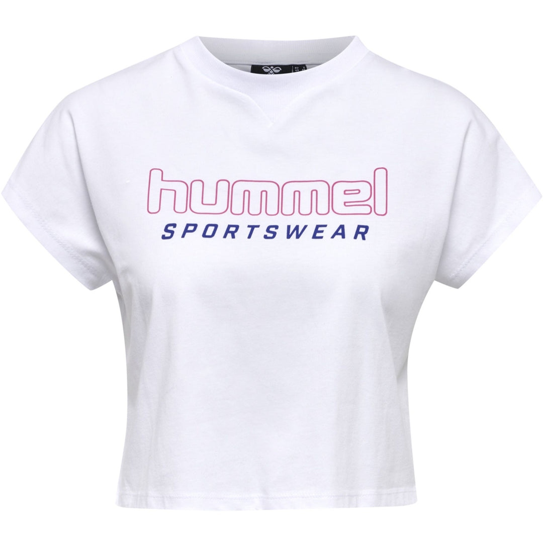 Hummel Hmllgc June Cropped T-Shirt - white