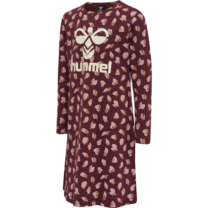 Hummel Hmlcarolina Night Dress L/S - windsor wine