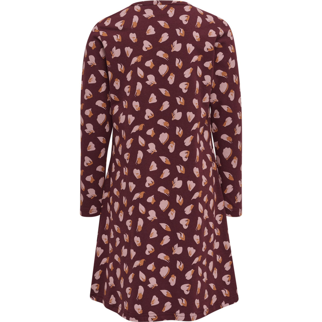 Hummel Hmlcarolina Night Dress L/S - windsor wine