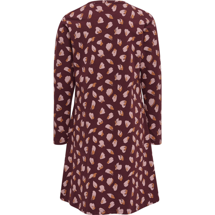 Hummel Hmlcarolina Night Dress L/S - windsor wine