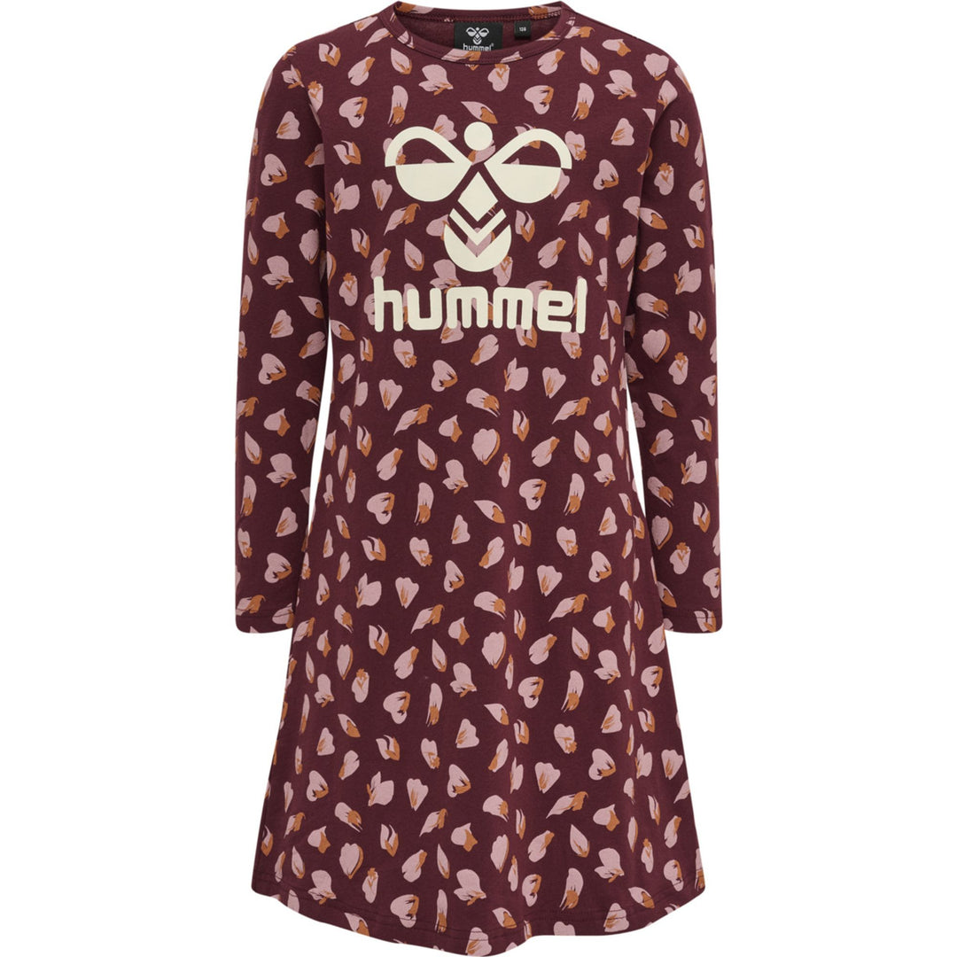 Hummel Hmlcarolina Night Dress L/S - windsor wine