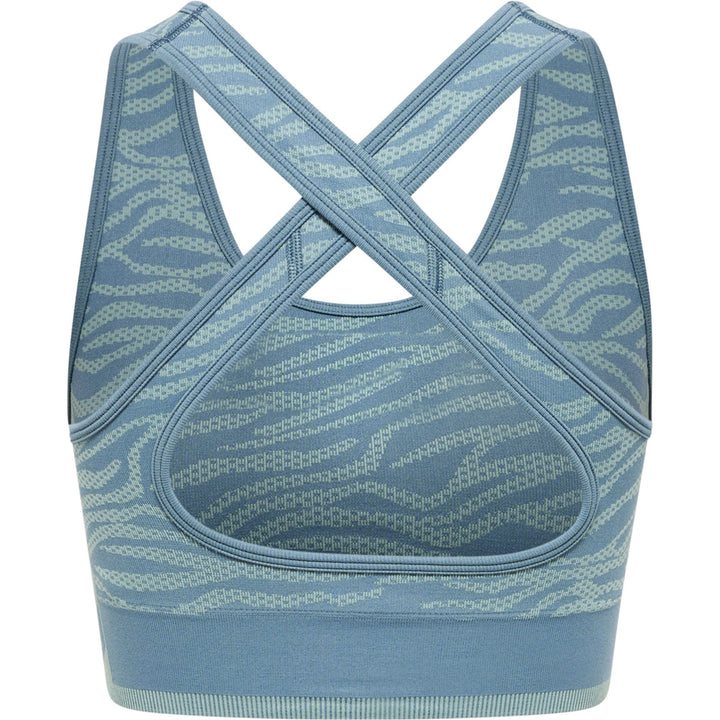 Hummel Hmlmt Saga Seamless Sports Top - north atlantic/blue surf melan