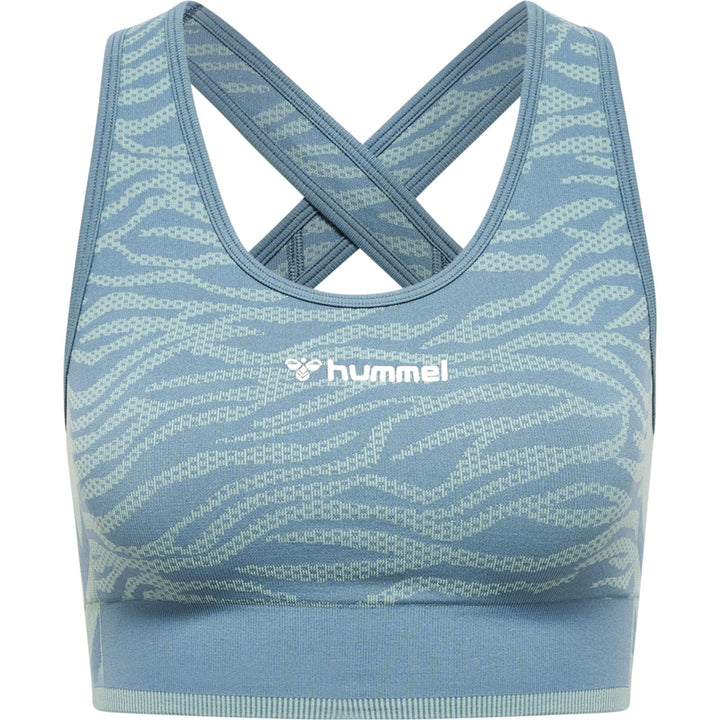 Hummel Hmlmt Saga Seamless Sports Top - north atlantic/blue surf melan