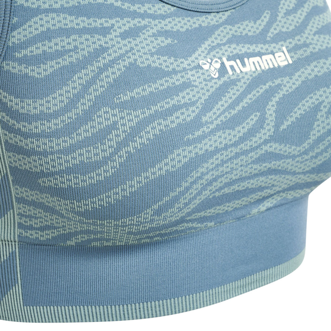 Hummel Hmlmt Saga Seamless Sports Top - north atlantic/blue surf melan