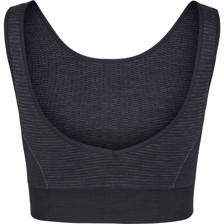 Hummel Hmlmt Ivy Seamless Sports Top - black melange