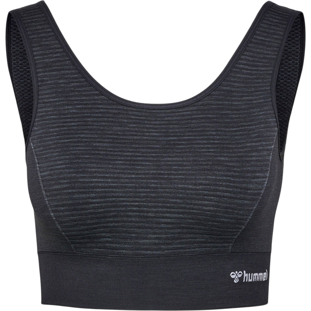Hummel Hmlmt Ivy Seamless Sports Top - black melange