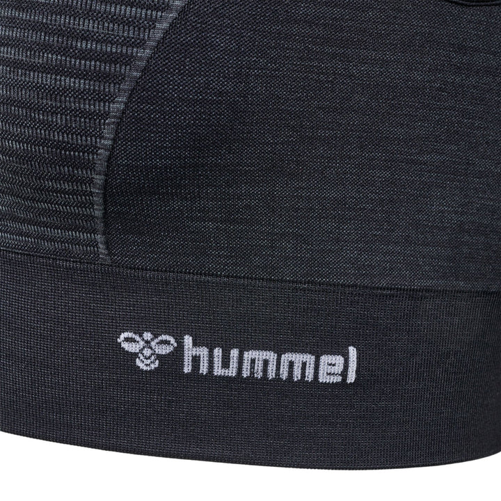 Hummel Hmlmt Ivy Seamless Sports Top - black melange