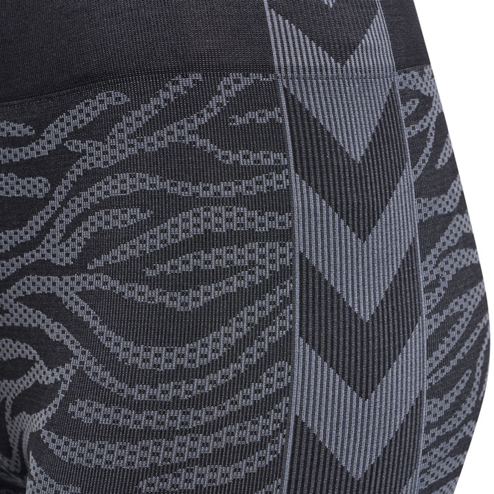 Hummel Hmlmt Saga Seamless Mw Tights - black/asphalt melange
