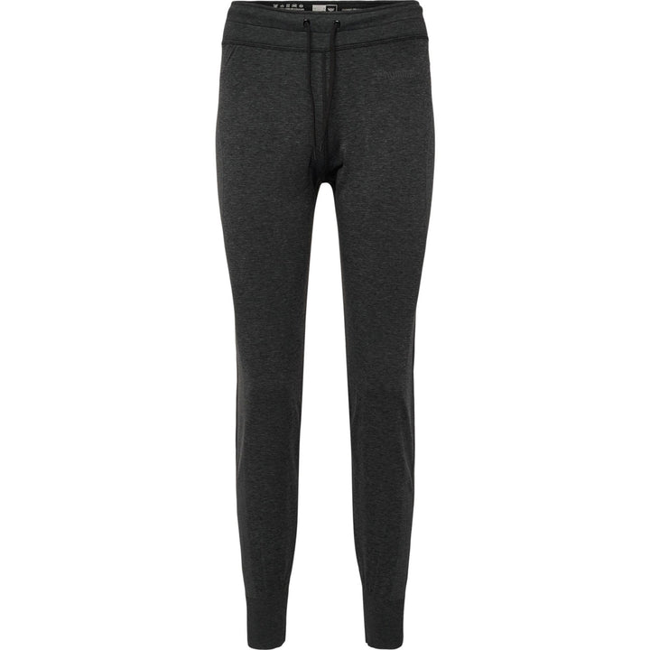 Hummel Hmlmt Hana Seamless Tapered Pants - black melange