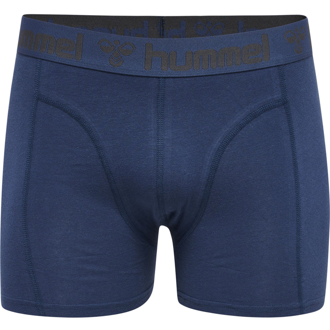 Hummel Hmlmarston 4-Pack Boxers - black/insigina blue