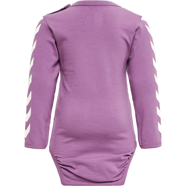 Hummel hmlFAST FLIPPER BODY L/S - argyle purple