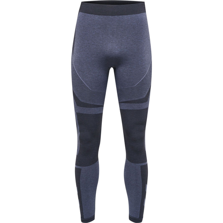 Hummel Hmlte Mike Seamless Tights - black/asphalt melange