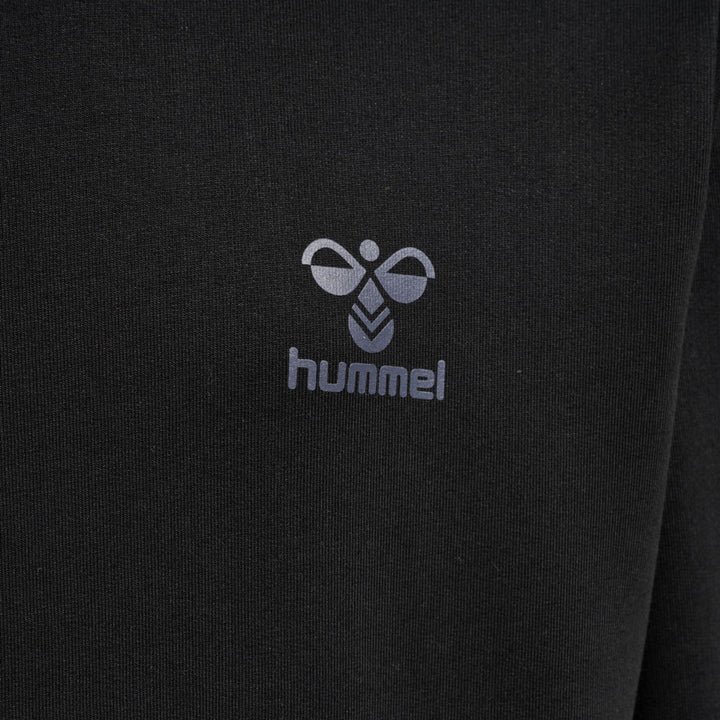 Hummel Hmloffgrid Cotton Hoodie Kids - jet black/forged iron