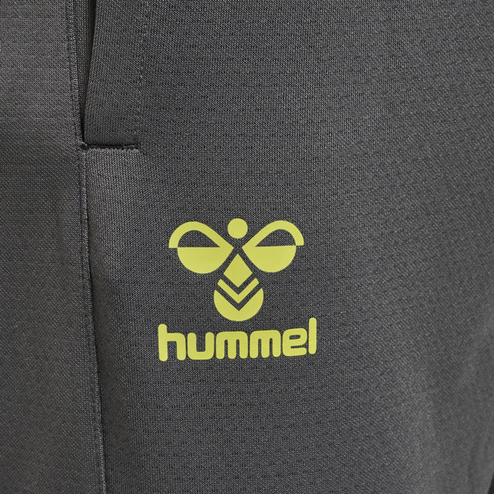 Hummel Hmlongrid Poly Pants - forged iron/dark citron