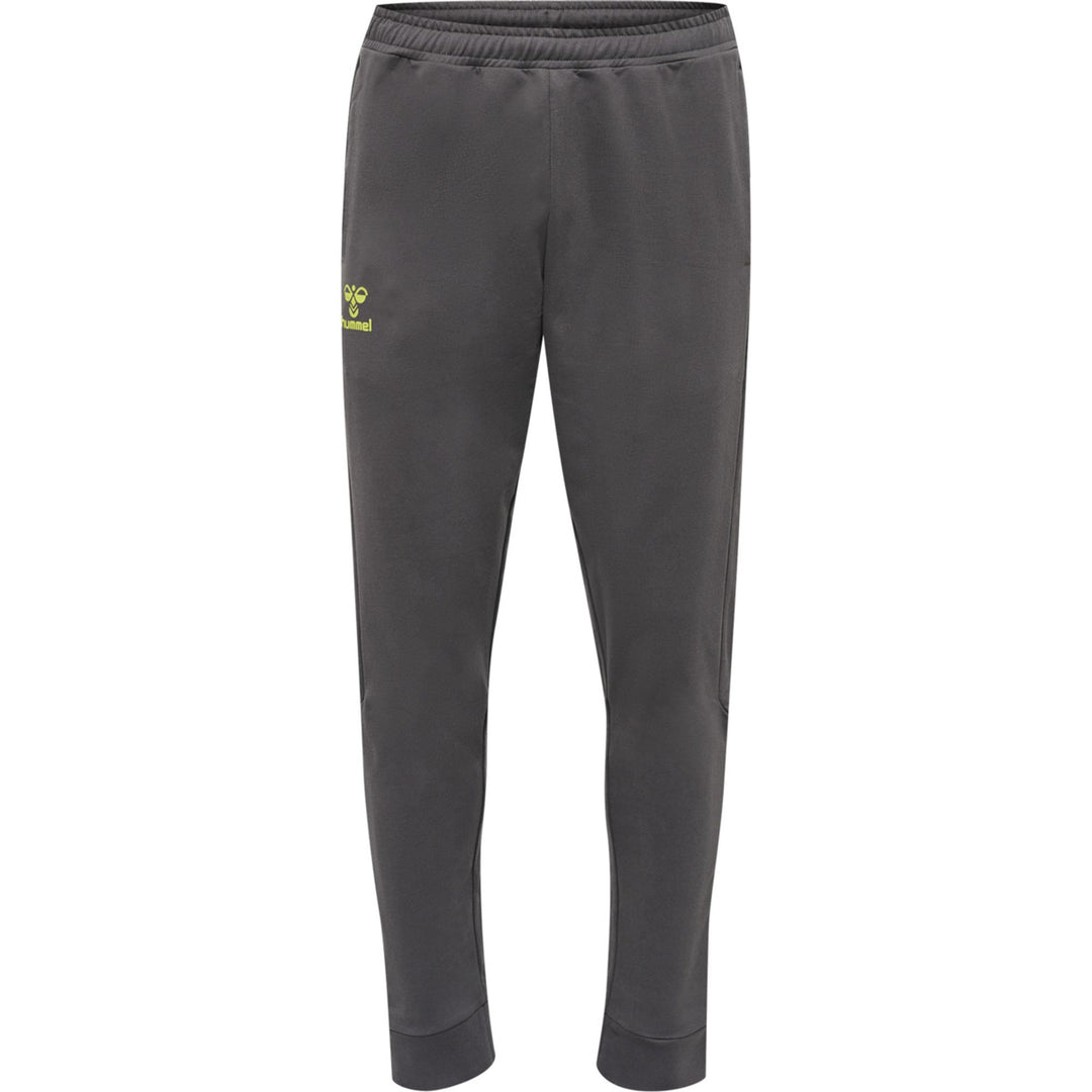 Hummel Hmloffgrid Cotton Pants - forged iron/dark citron