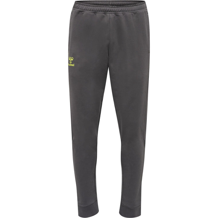 Hummel Hmloffgrid Cotton Pants - forged iron/dark citron