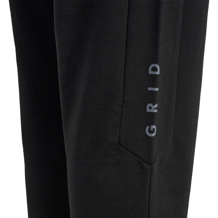 Hummel Hmloffgrid Cotton Pants Wo - jet black/forged iron