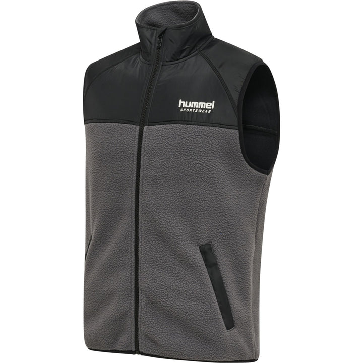 Hummel Hmllgc Charley Fleece Waistcoat - blackened pearl
