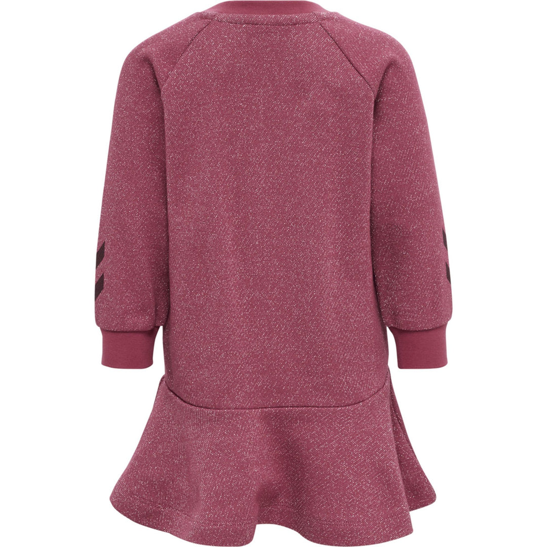 Hummel hmlSALLY DRESS L/S - earth red