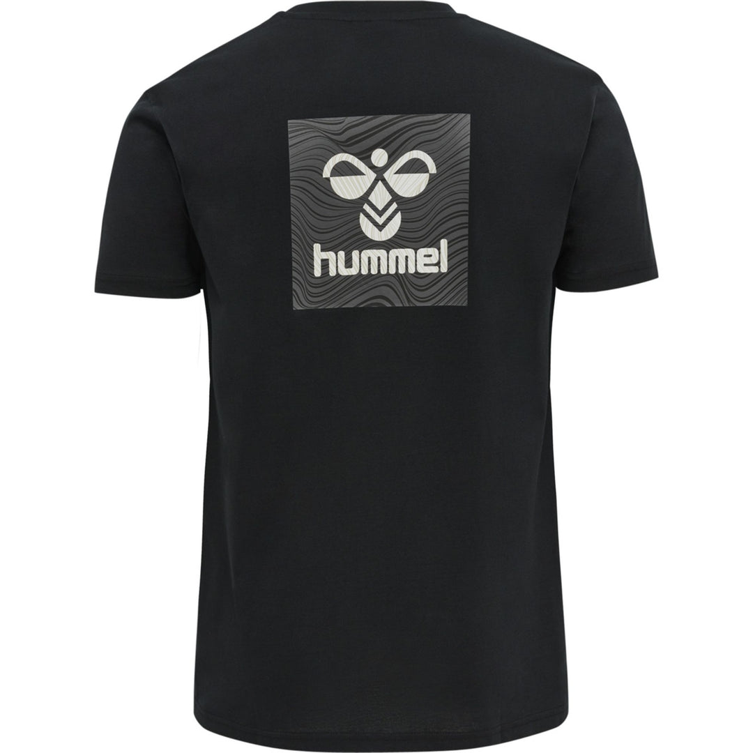 Hummel Hmloffgrid Tee S/S - jet black/forged iron