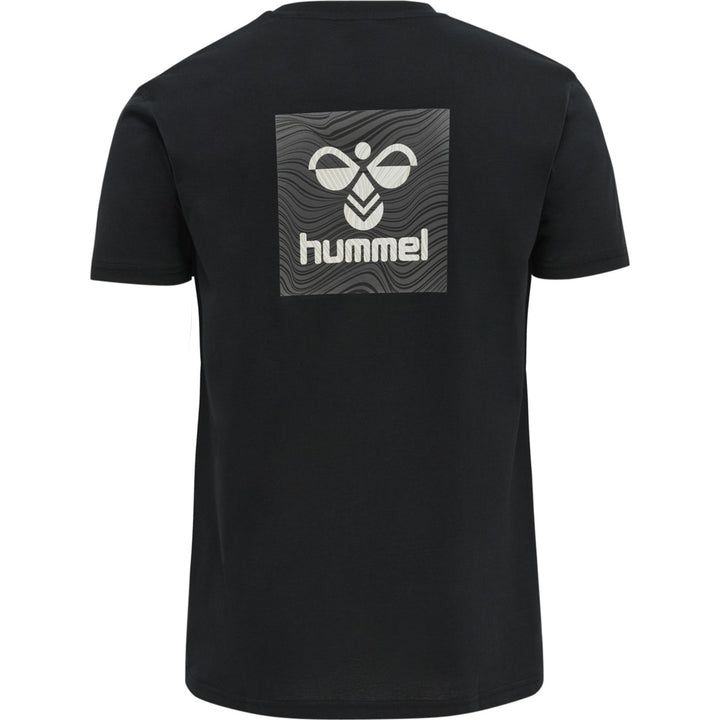 Hummel Hmloffgrid Tee S/S - jet black/forged iron