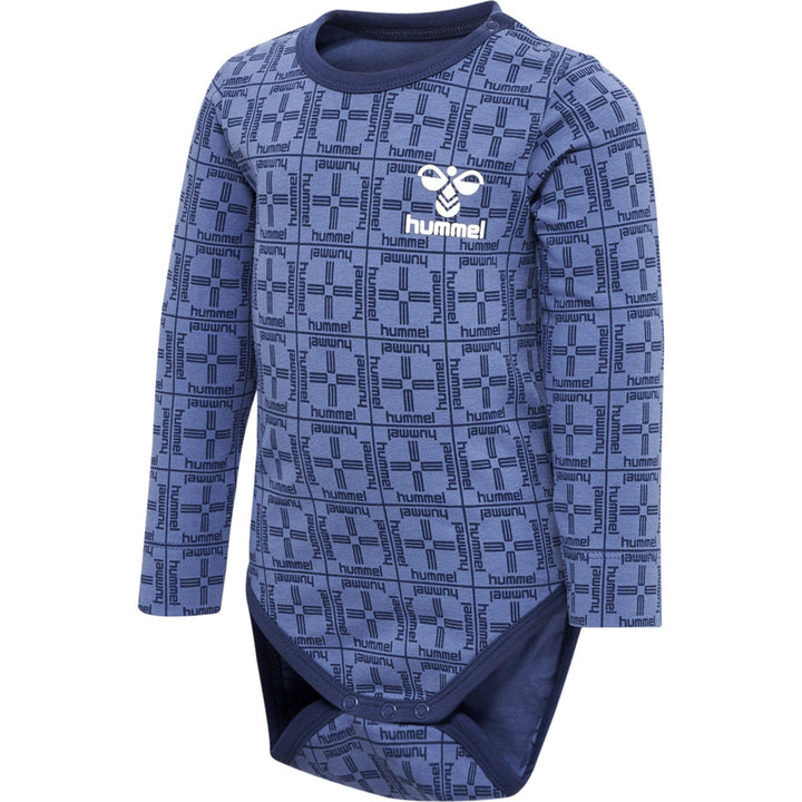 Hummel hmlCHECK BODY L/S - blue horizon