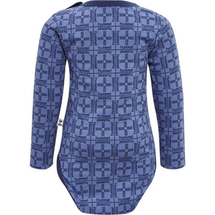 Hummel hmlCHECK BODY L/S - blue horizon