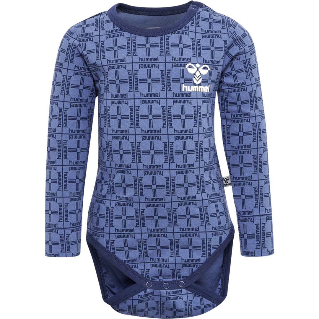 Hummel hmlCHECK BODY L/S - blue horizon