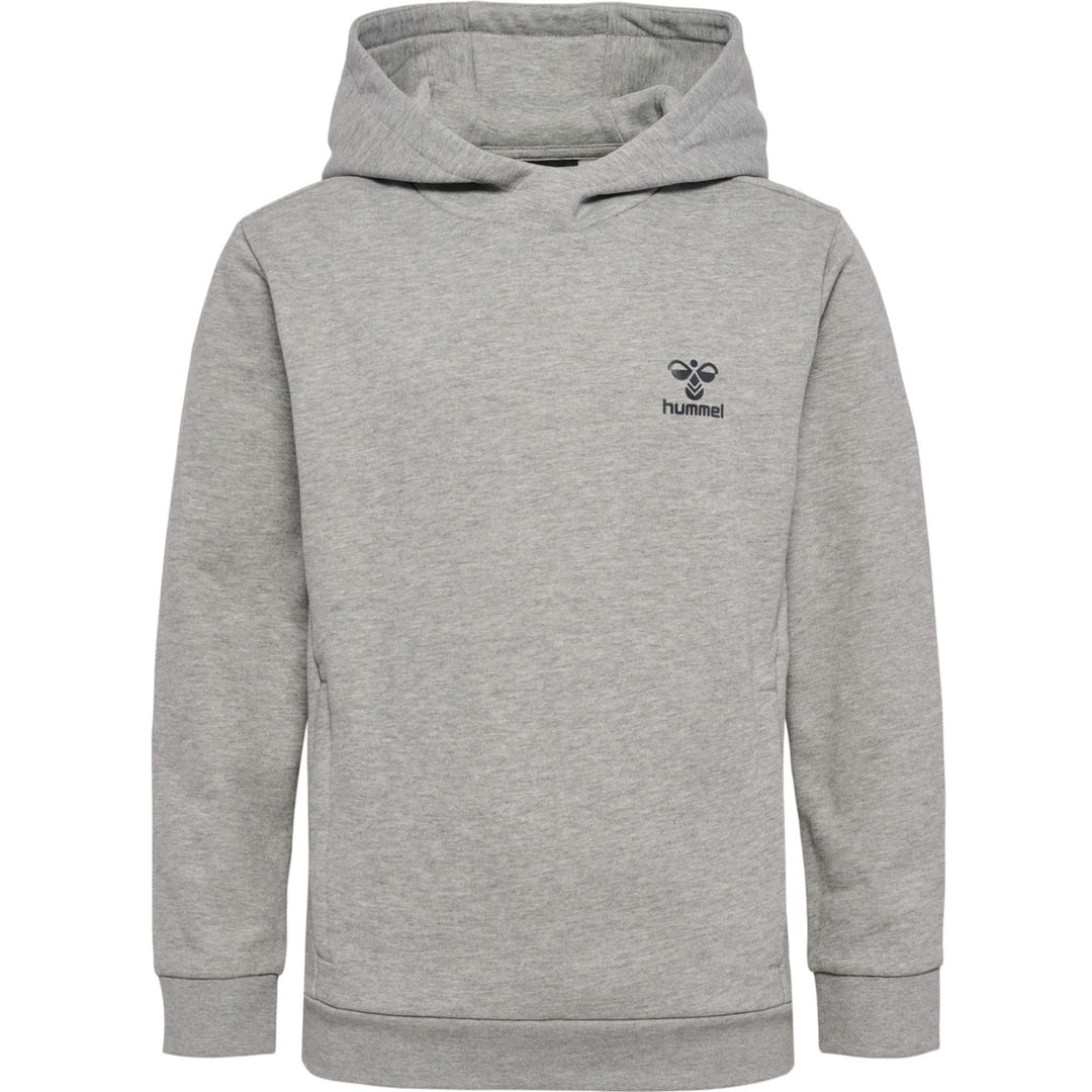 Hummel Hmloffgrid Hoodie Kids - grey melange/forged iron