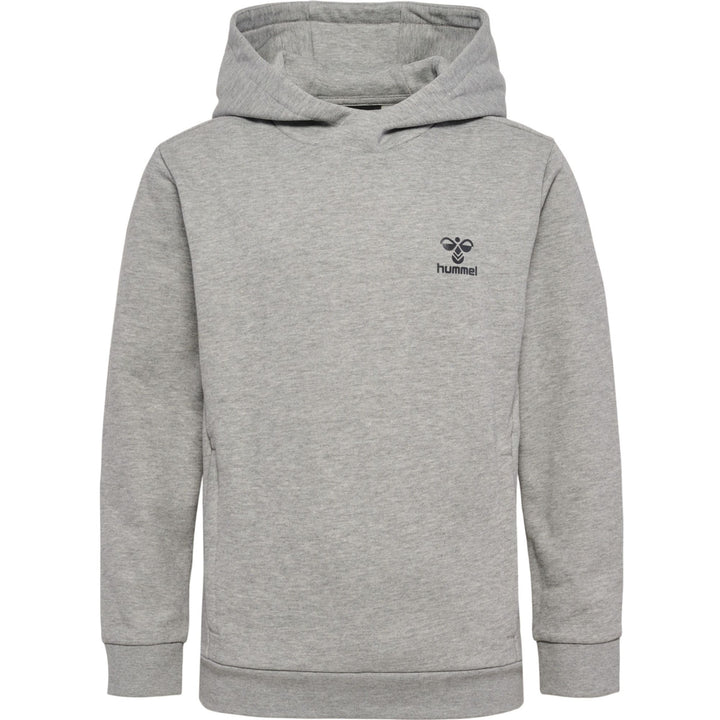Hummel Hmloffgrid Hoodie Kids - grey melange/forged iron