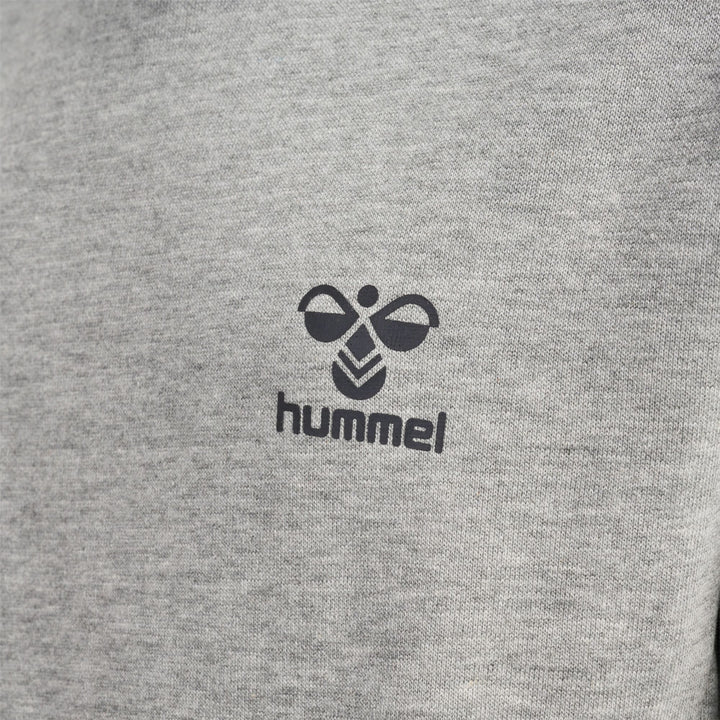 Hummel Hmloffgrid Hoodie Kids - grey melange/forged iron