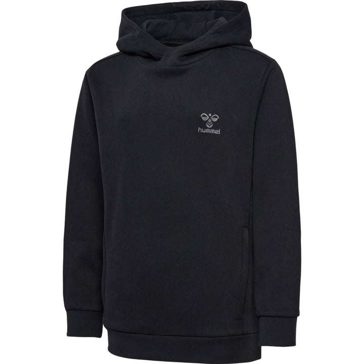 Hummel Hmloffgrid Hoodie Kids - jet black/forged iron