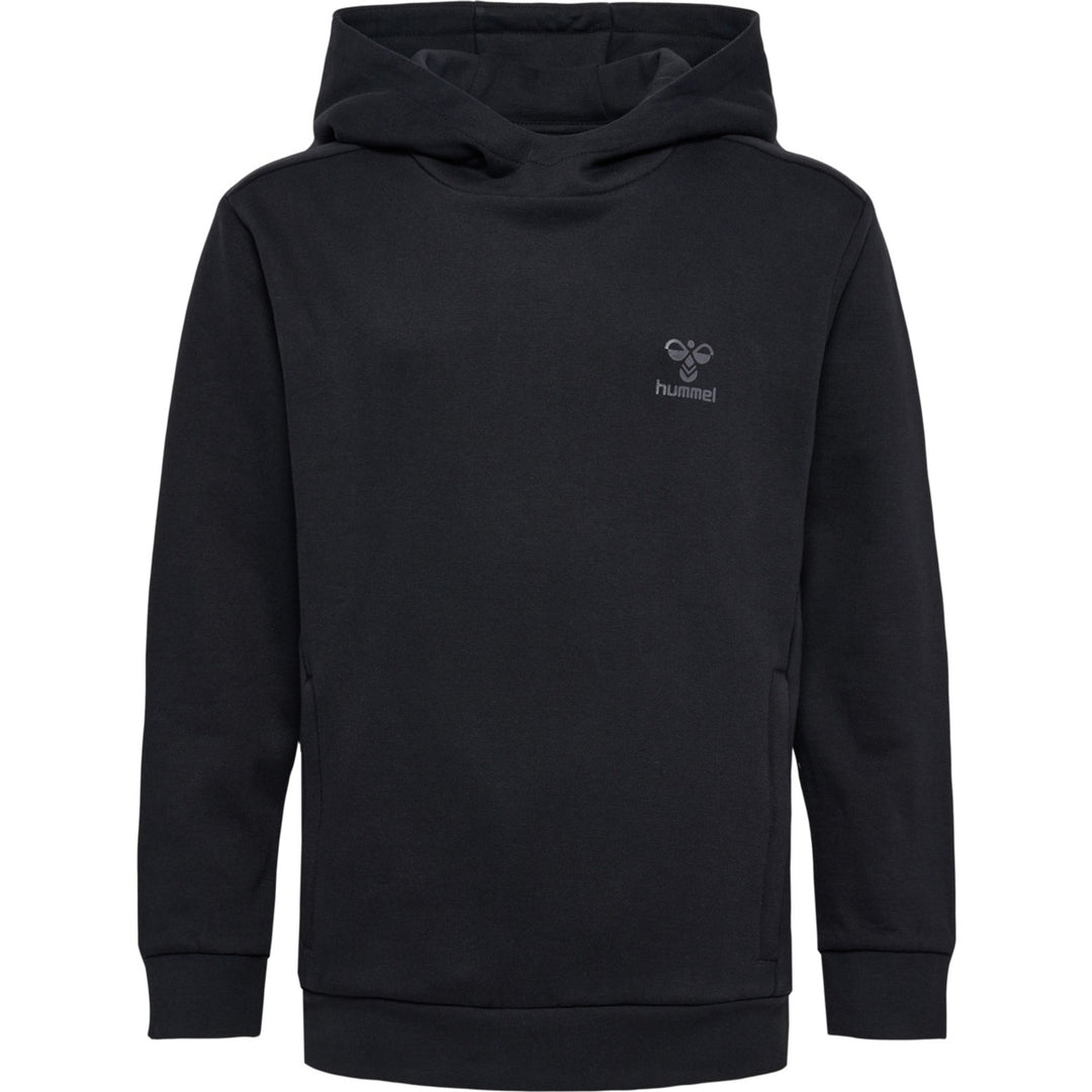 Hummel Hmloffgrid Hoodie Kids - jet black/forged iron