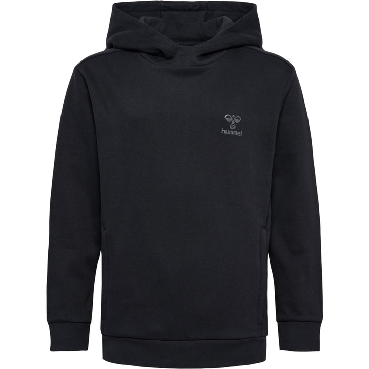 Hummel Hmloffgrid Hoodie Kids - jet black/forged iron