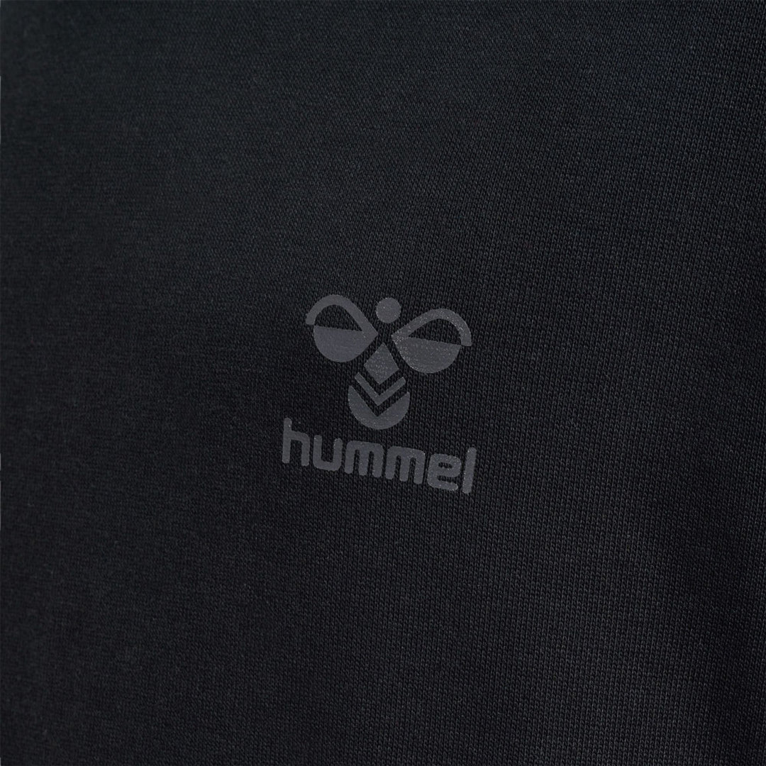 Hummel Hmloffgrid Hoodie Kids - jet black/forged iron