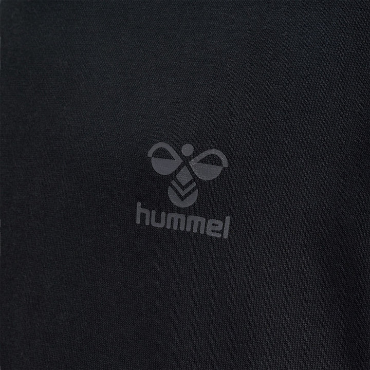 Hummel Hmloffgrid Hoodie Kids - jet black/forged iron