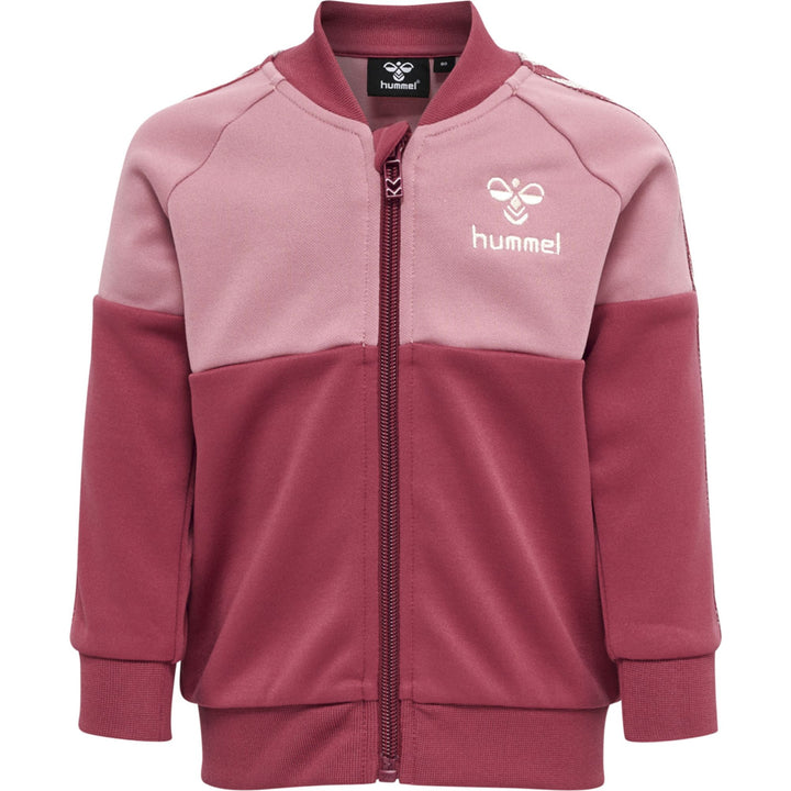 Hummel hmlOLEK ZIP JACKET - earth red