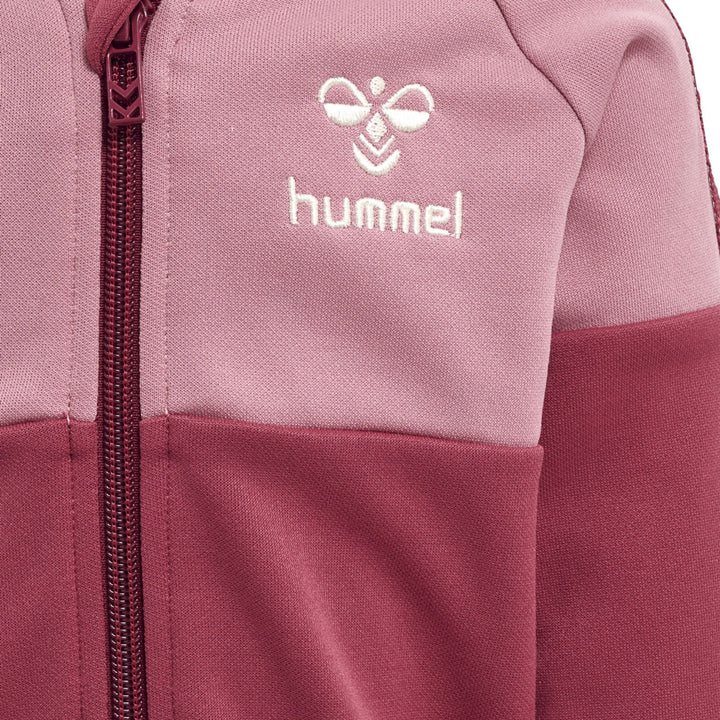 Hummel hmlOLEK ZIP JACKET - earth red