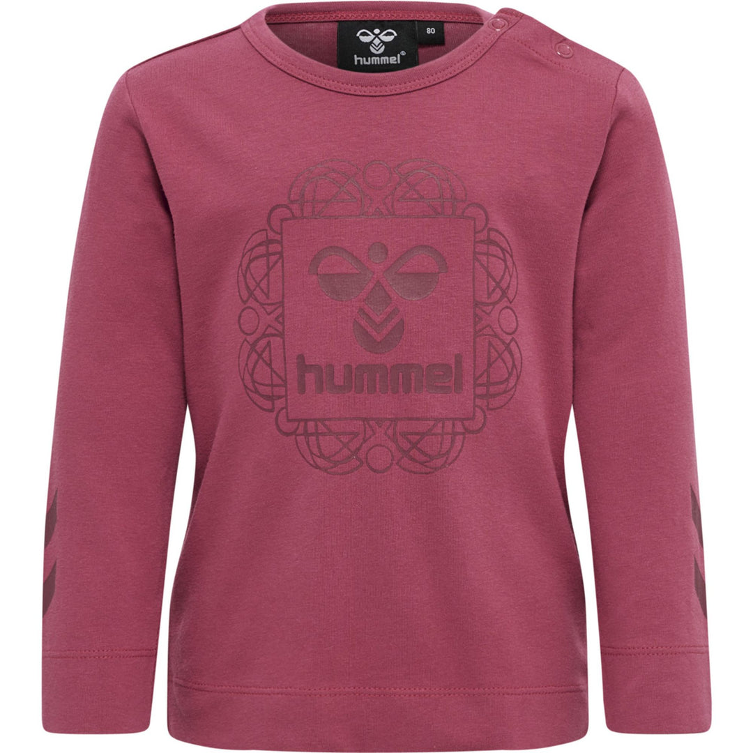 Hummel hmlHELGA T-SHIRT L/S - earth red