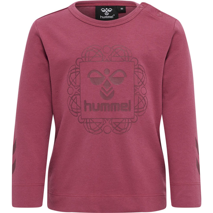 Hummel hmlHELGA T-SHIRT L/S - earth red