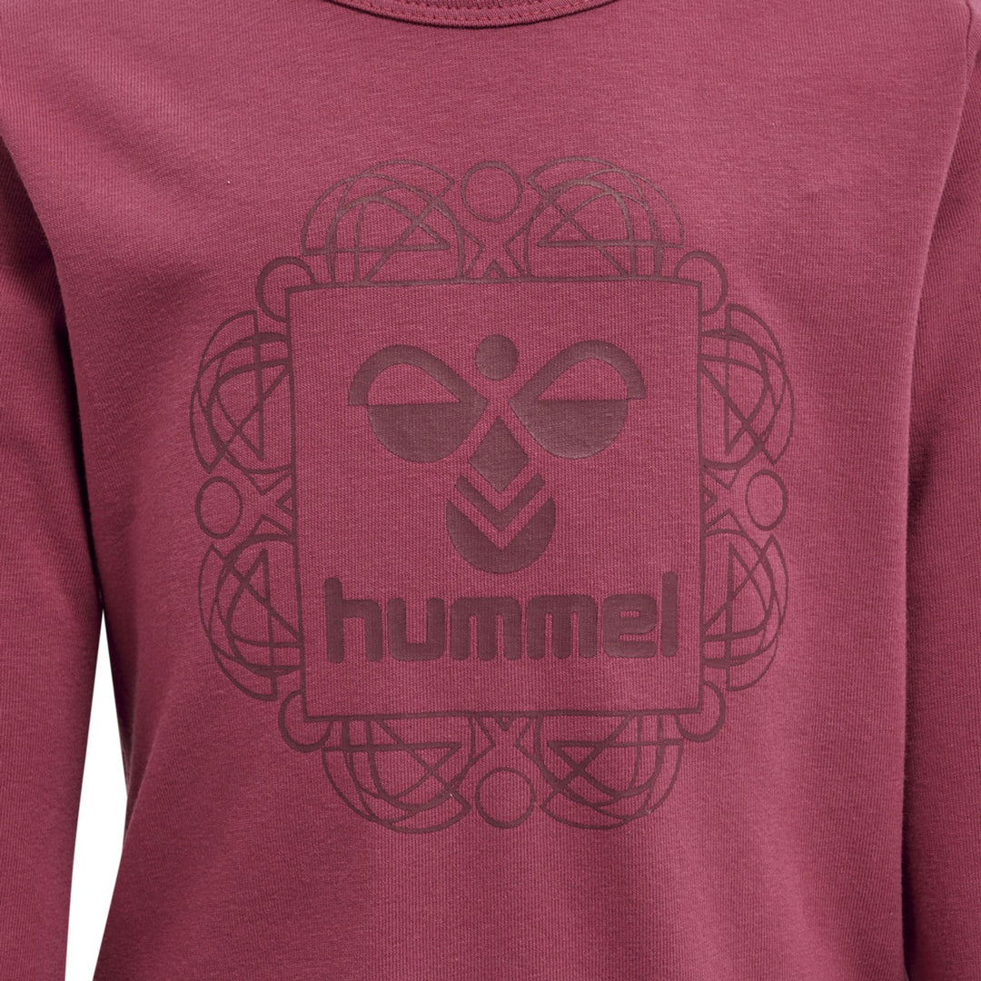 Hummel hmlHELGA T-SHIRT L/S - earth red