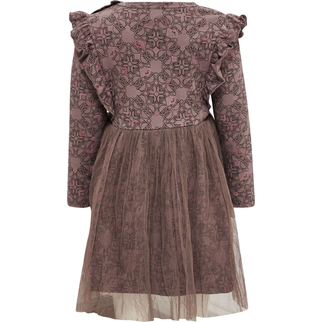 Hummel hmlFIA DRESS L/S - deep taupe