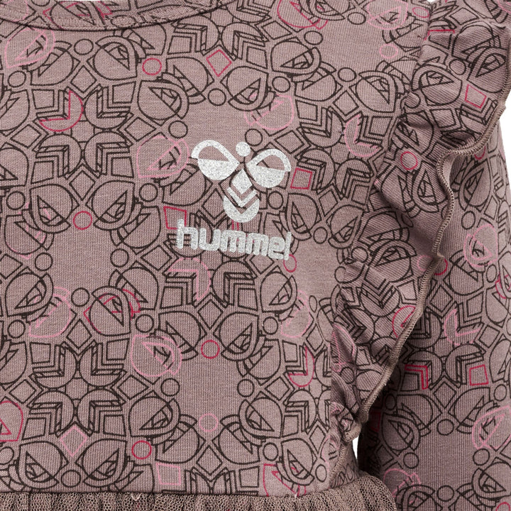 Hummel hmlFIA DRESS L/S - deep taupe