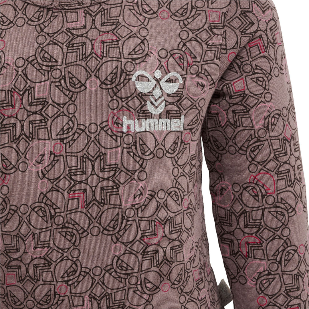 Hummel hmlFIA BODY L/S - deep taupe